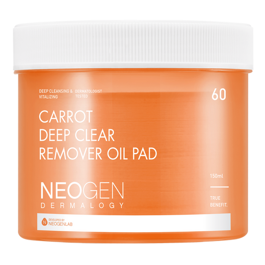 NEOGEN Dermalogy Carrot Deep Clear Oil Pad 150ml (60 Pads)-Korean Cosmetics at REDBLEC