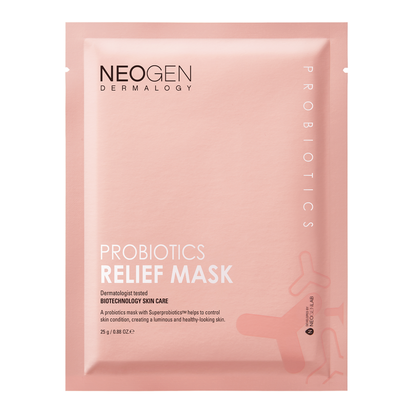 NEOGEN Dermalogy Probiotics Relief Mask (25ml X 5 Sheets)-Korean Cosmetics at REDBLEC