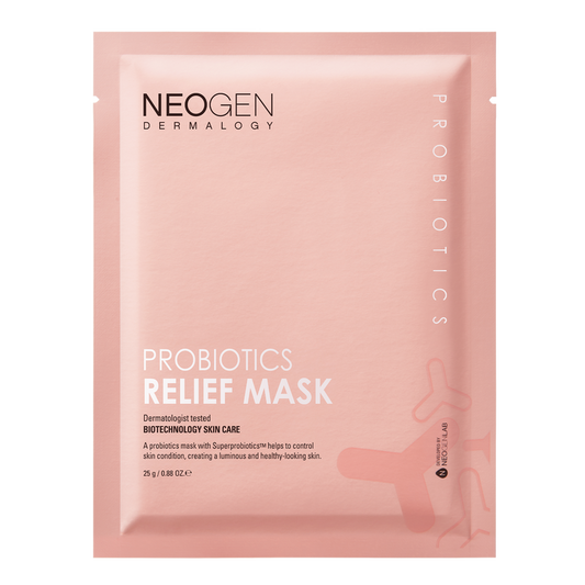 NEOGEN Dermalogy Probiotics Relief Mask (25ml X 5 Sheets)-Korean Cosmetics at REDBLEC