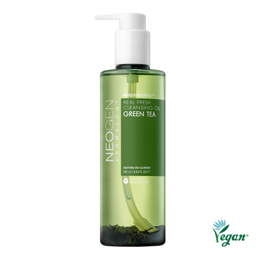 NEOGEN Dermalogy Real Fresh Cleansing Oil Green Tea 285ml-Korean Cosmetics at REDBLEC