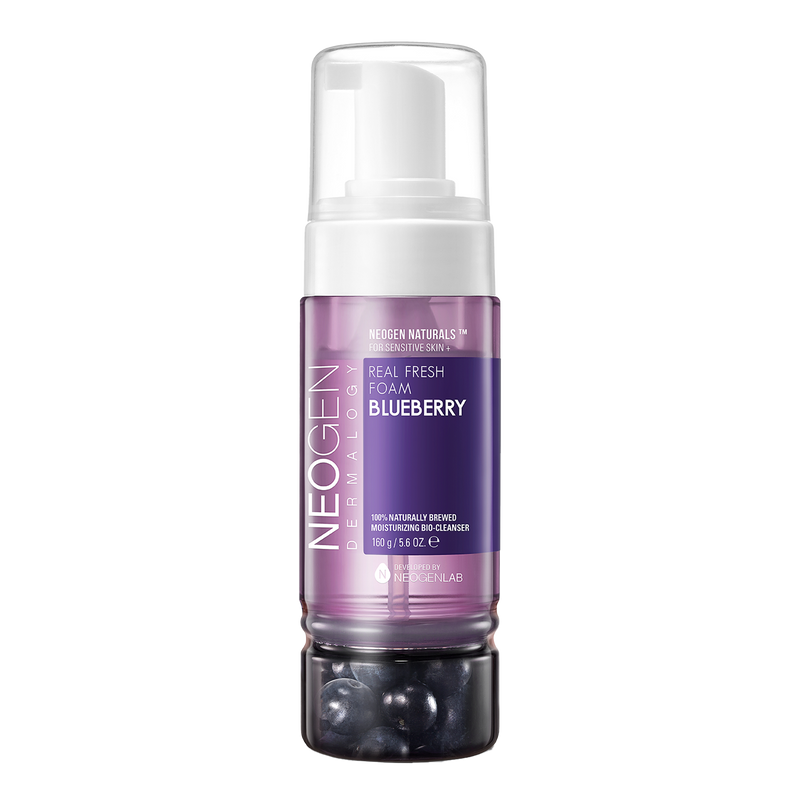 NEOGEN Dermalogy Real Fresh Foam Cleanser Blueberry 160g-Korean Cosmetics at REDBLEC