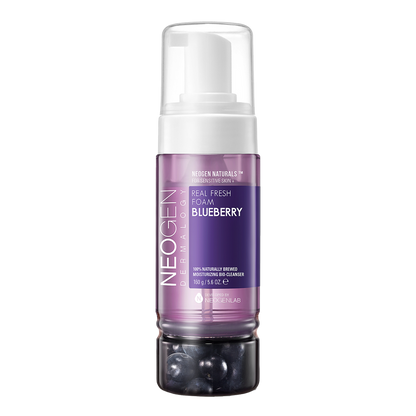 NEOGEN Dermalogy Real Fresh Foam Cleanser Blueberry 160g-Korean Cosmetics at REDBLEC