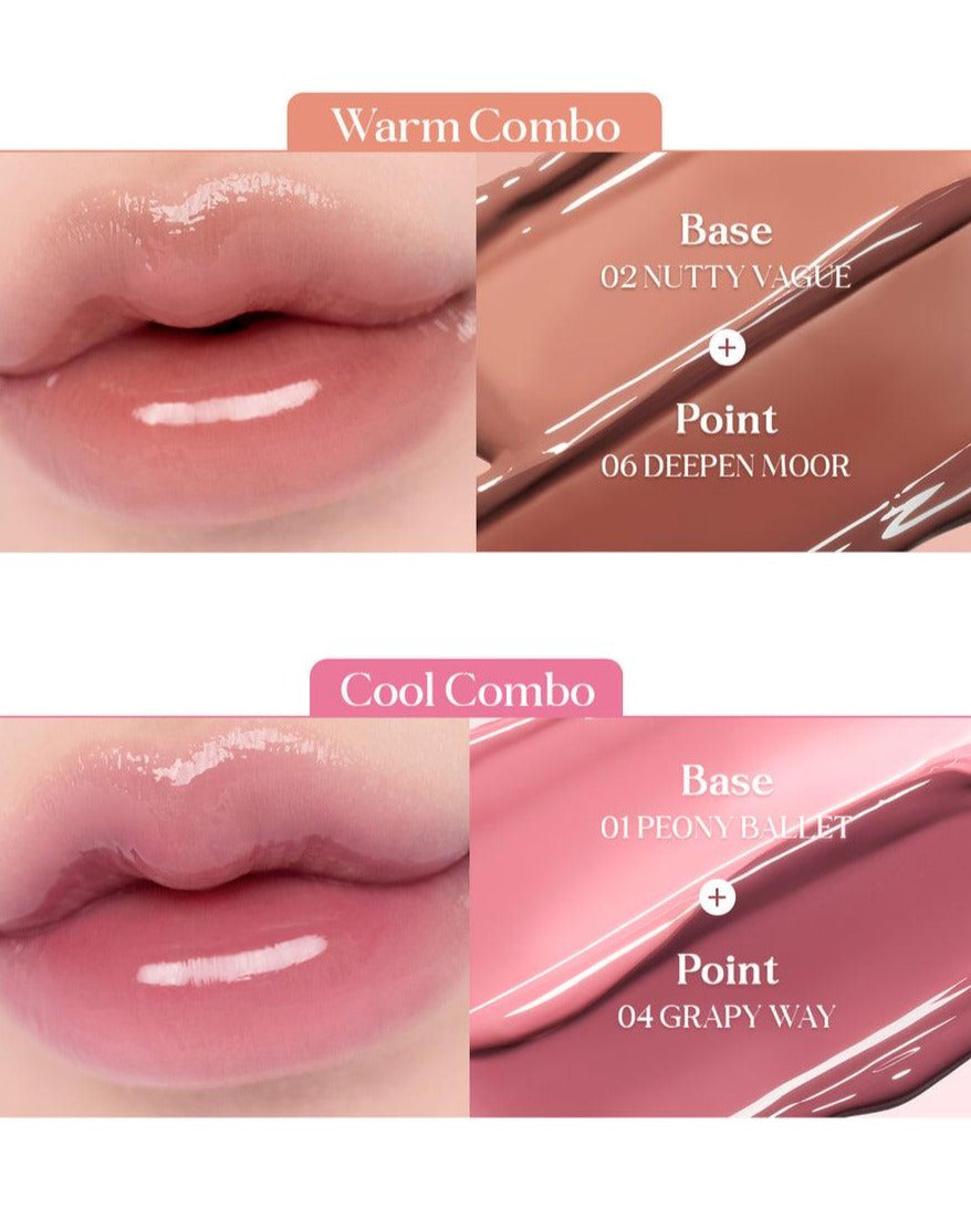 romand glasting color gloss 02 nutty vague