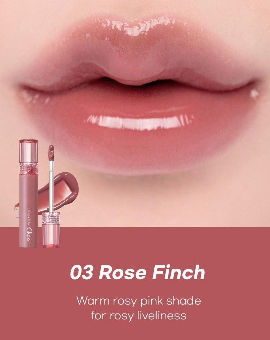 romand glasting color gloss 03 rose finch