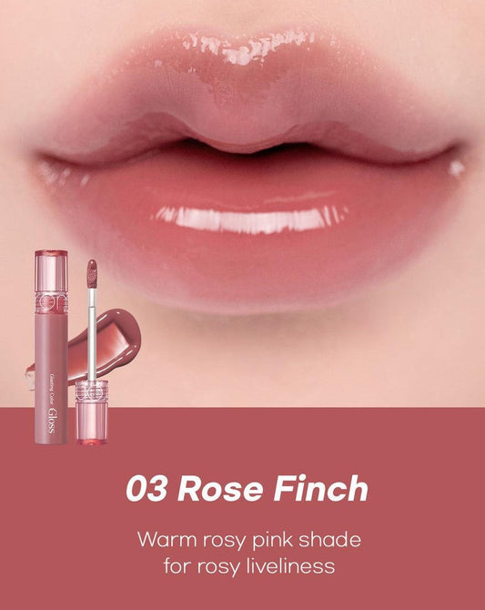 romand glasting color gloss 03 rose finch